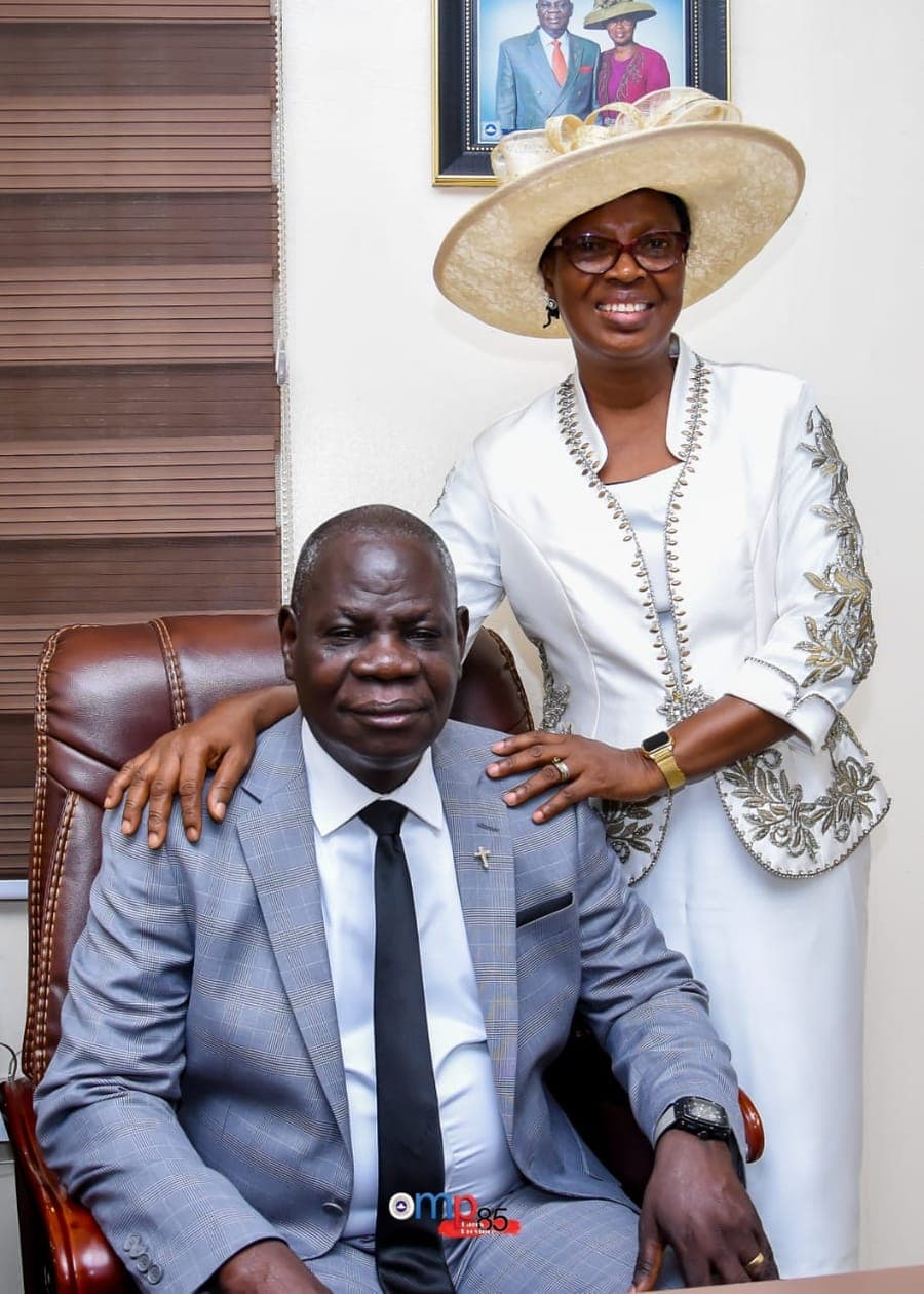 Pastor Matthew Aiyedun and Pastor (Mrs.) Aiyedun of RCCG Overflowing Mega Parish